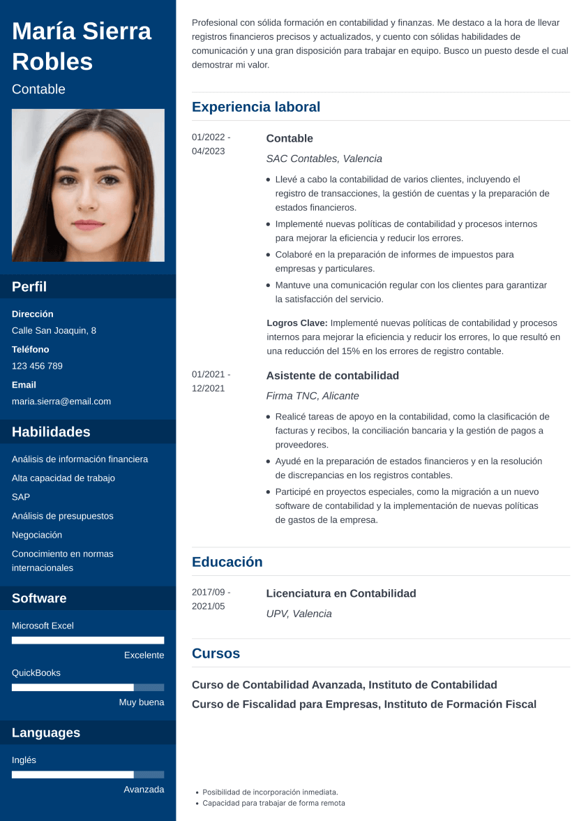 Modelo de CV