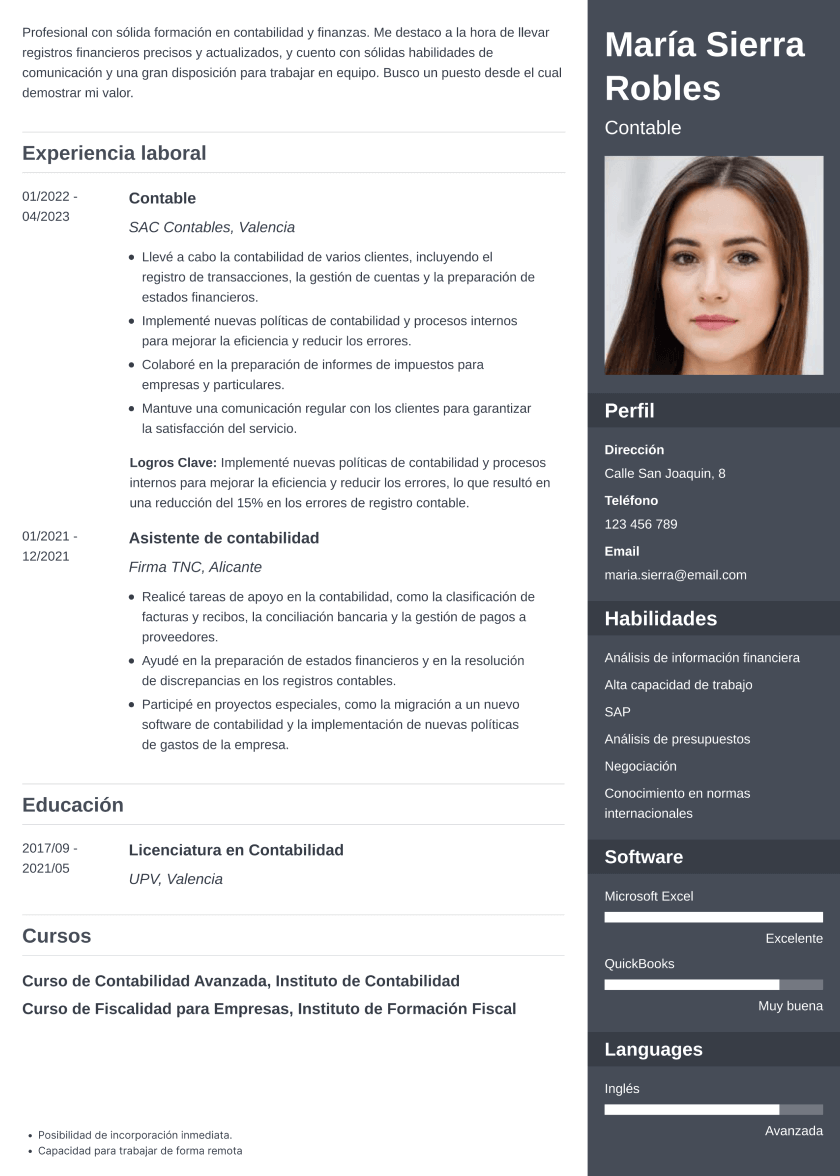 Modelo de CV