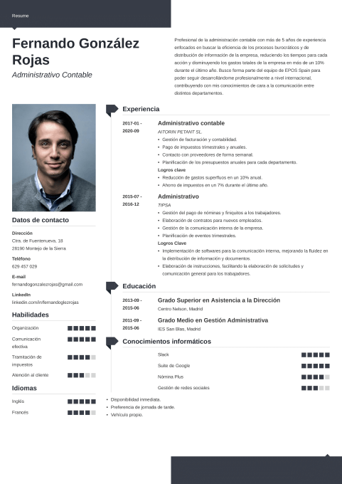 Plantillas de Curriculum Vitae (Gratis)