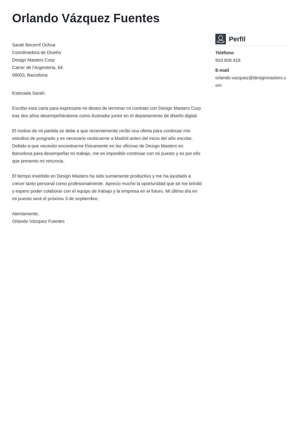 Modelo De Carta Para La Baja Laboral Voluntaria Que Es Y Como Solicitarla Images