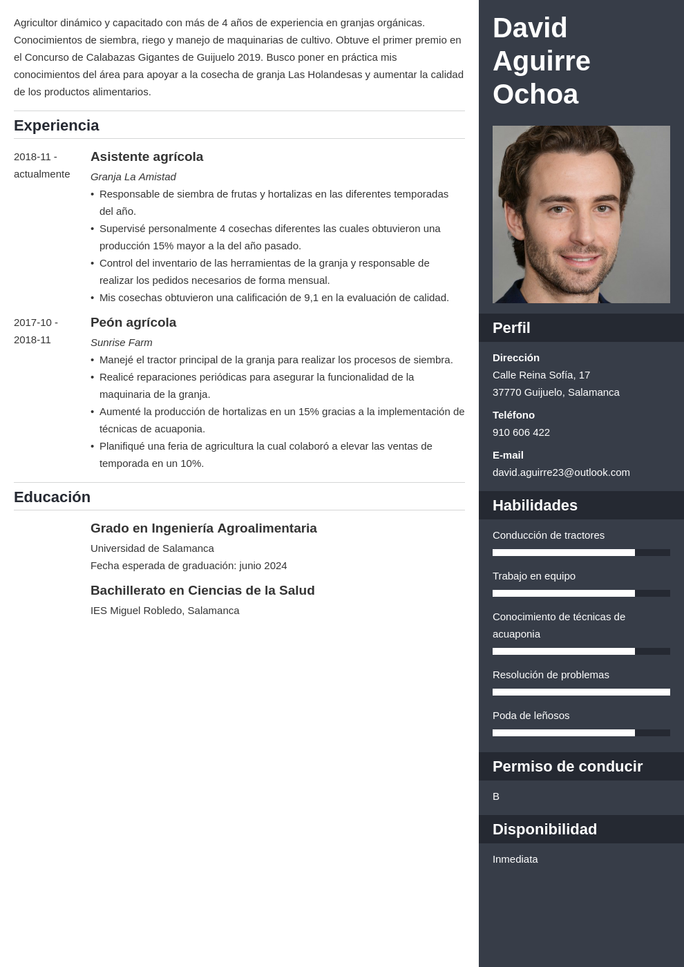 Curriculum Vitae De Agricultor Gu a Para CV Con Ejemplos curriculum-vitae-de-agricultor-gu-a-para-cv-con-ejemplos