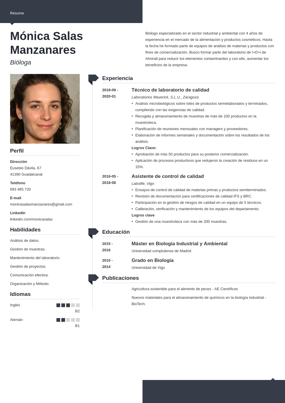 Curriculum Vitae Para Investigadores Y Para Científicos 7582