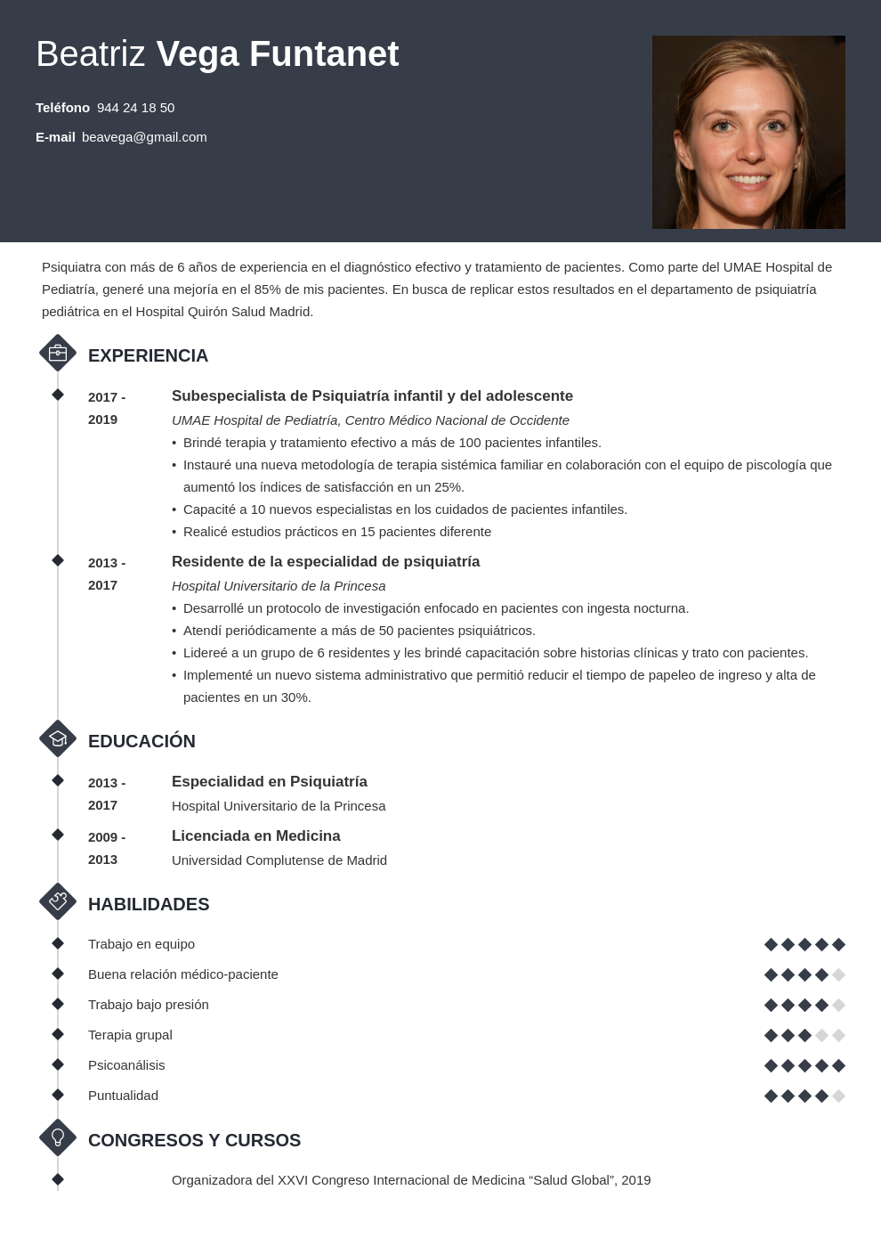 Curriculum Vitae de Médico: Ejemplo y Plantillas (2024)