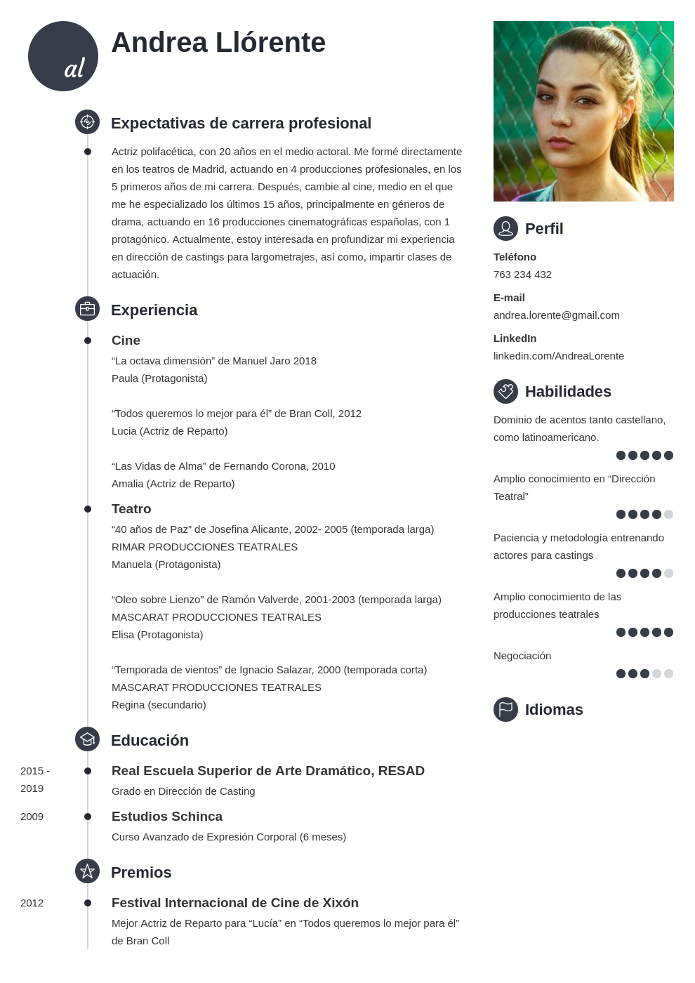 Plantillas para curriculum vitae gratis picture