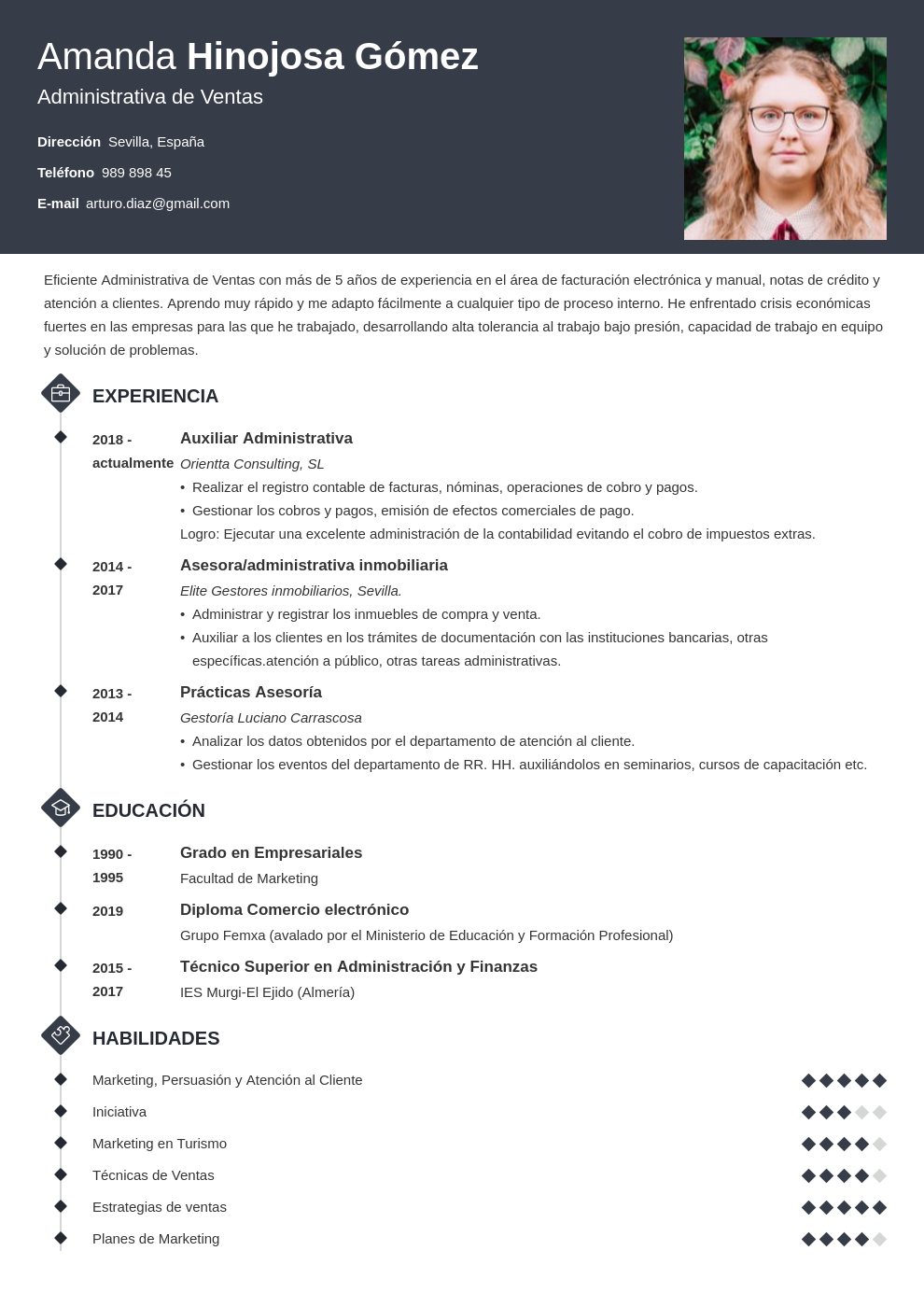 Curriculum Vitae de Administrativo: Guía Fácil con Ejemplos