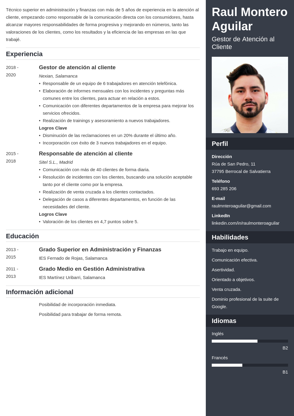 Estructura de un curriculum vitae: cómo ordenar el contenido