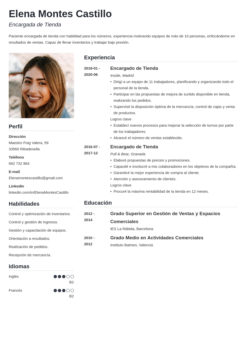 Partes Del Curriculum Vitae