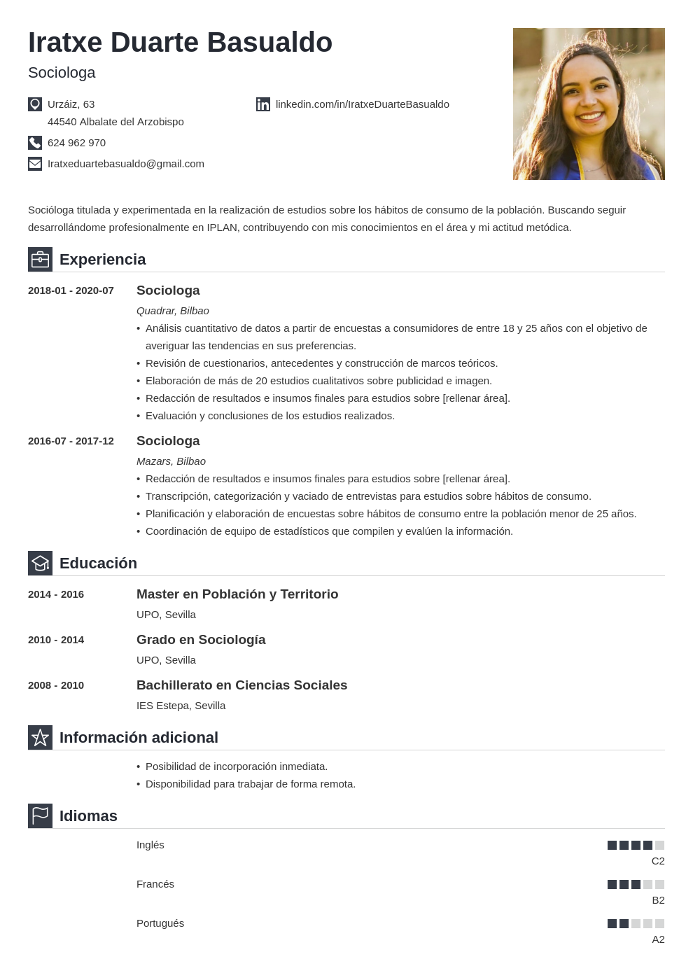 Modelos De Curriculum En España Plantillas de Currículum Vitae en PDF: Rellenar Gratis tu CV