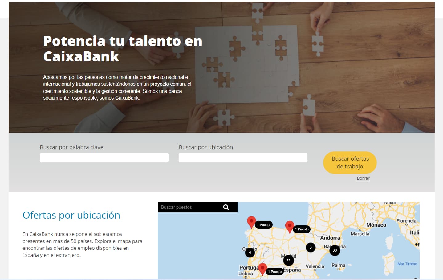 portal de empleo CaixaBank