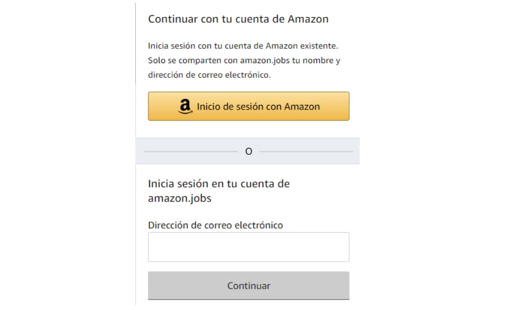 Curriculum Amazon - Correo electrónico