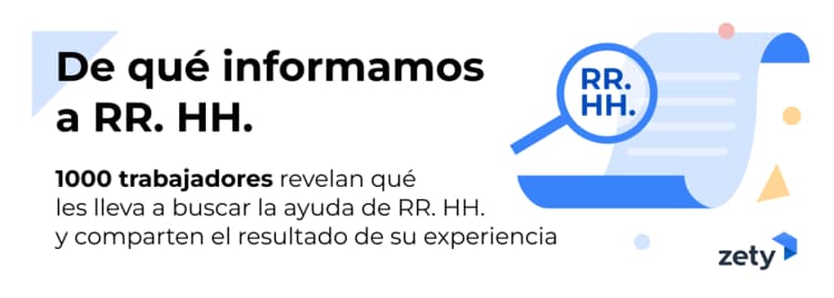 De qué informamos a Recursos Humanos