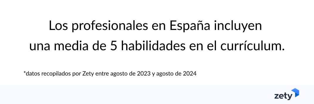 Habilidades más populares CV España