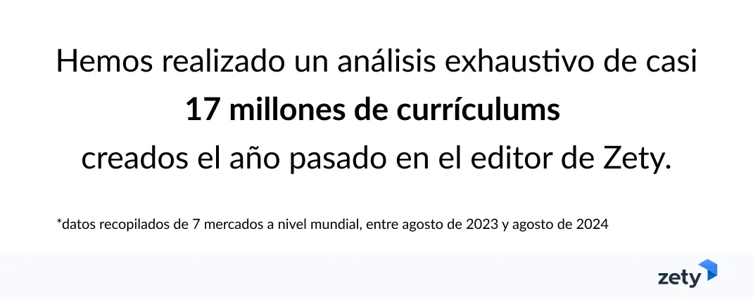 Análisis de 17 millones de CV