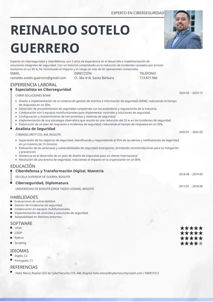 Plantilla hoja de vida - Ceramica