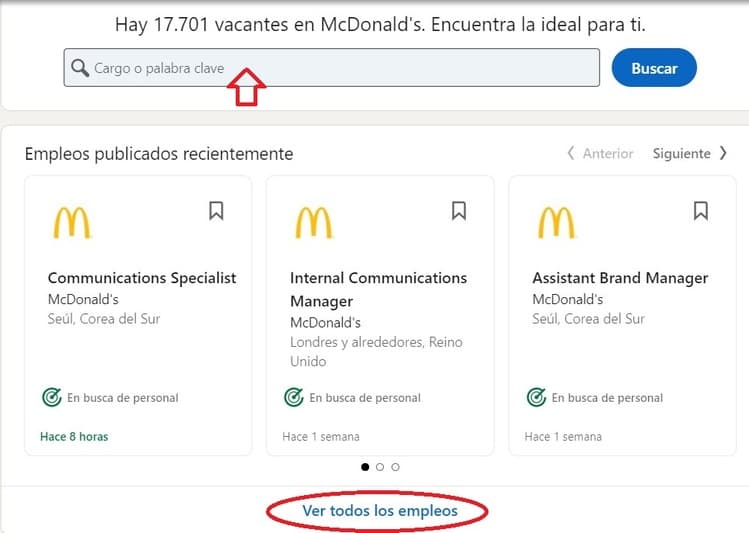 Ver todos los empleos en LinkedIn - McDonald's currículum
