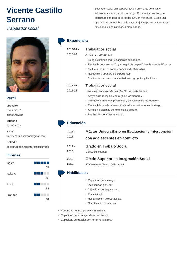 Perfil Profesional: Ejemplos para Poner en el CV